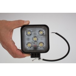 Mini lampa de lucru patrata - 5 x 3W LED Mini lampa de lucru patrata - 5 x 3W LED